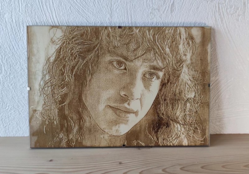 Laserbild personalisiert